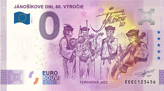 0 euro souvenir janosikove dni v2